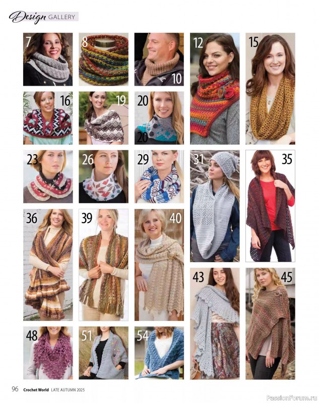 Вязаные проекты крючком в журнале «Crochet World Specials - Late Autumn 2025»