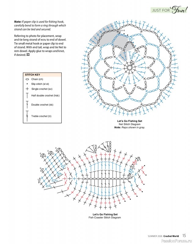 Вязаные проекты крючком в журнале &laquo;Crochet World - Summer 2026&raquo;
