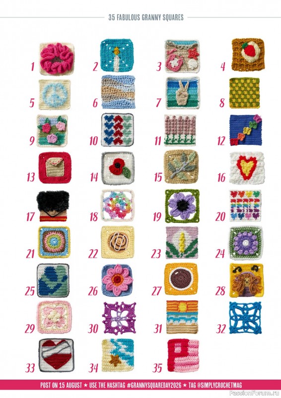 Вязаные проекты крючком в журнале «Simply Crochet №178 2026»