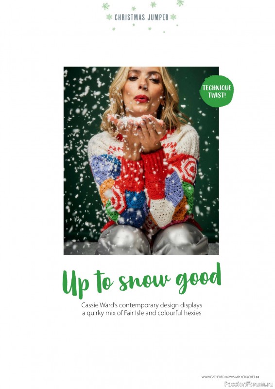 Вязаные проекты крючком в журнале «Your Crochet Christmas - 2025»