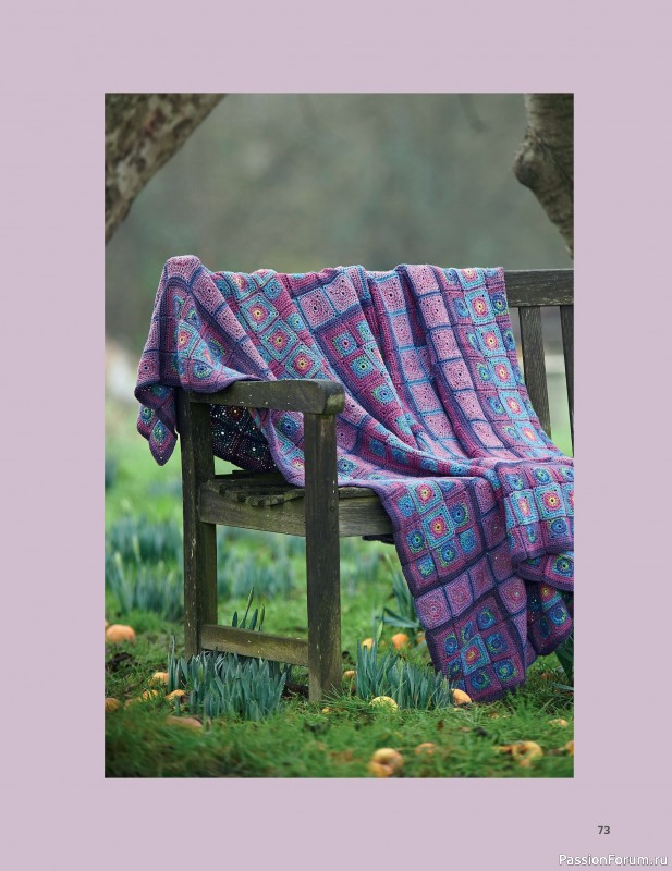 Вязаные проекты в книге «Block-by-Block Blankets and Afghans».
