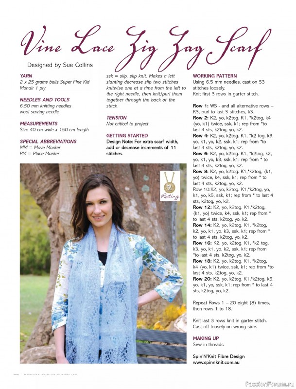 Вязаные проекты в журнале «Beanies Shawls & Scarves №7 2025»