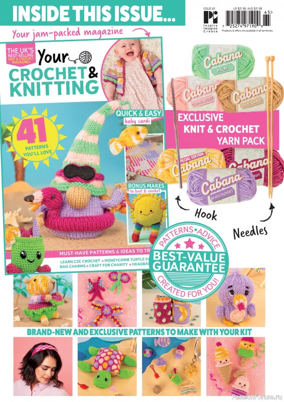 Вязаные проекты в журнале «Your Crochet & Knitting №65 2026»