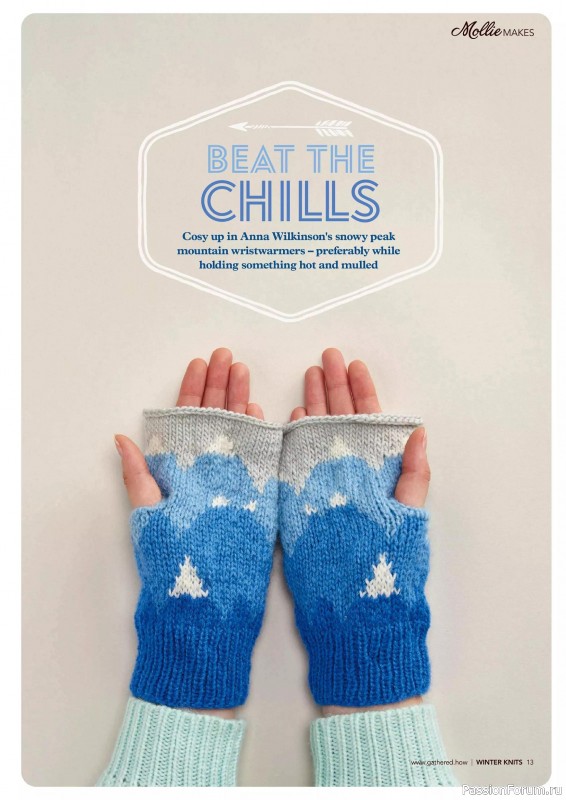 Коллекция проектов для рукодельниц в журнале «Mollie Makes Christmas Crafting – Winter Knits 2025»