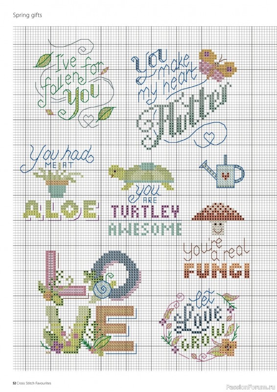 Коллекция вышивки в журнале «Cross Stitch Favourites - Spring 2023»