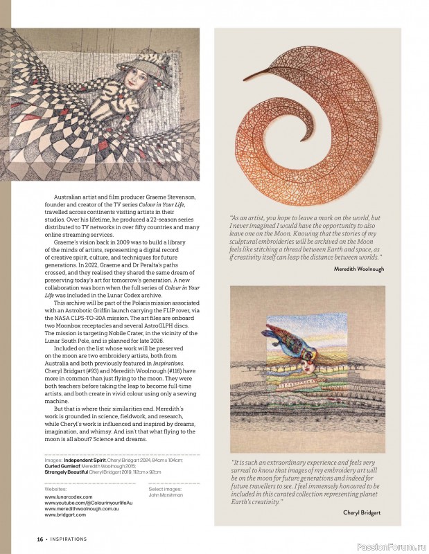 Коллекция вышивки в журнале &laquo;Inspirations №130 2026&raquo;