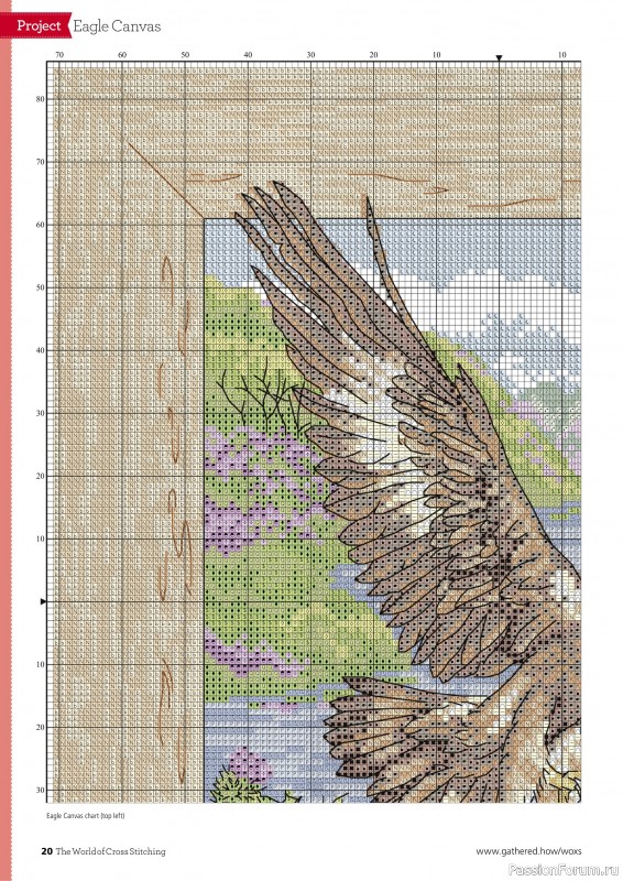 Коллекция вышивки в журнале «The World of Cross Stitching №345 2024»