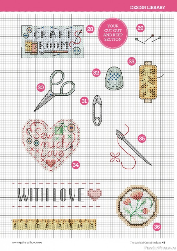 Коллекция вышивки в журнале &laquo;The World of Cross Stitching №370 2026&raquo;