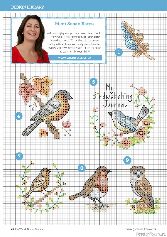 Коллекция вышивки в журнале &laquo;The World of Cross Stitching №377 2026&raquo;