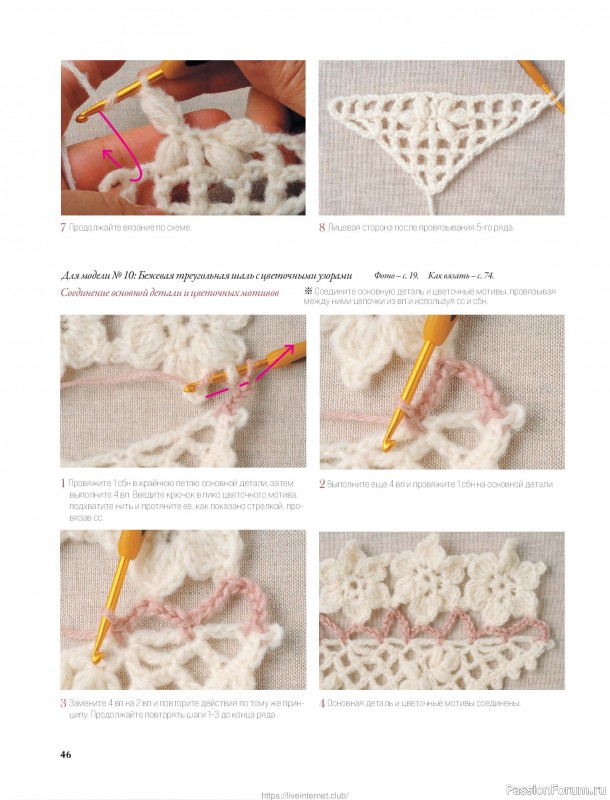 Вязаные проекты для детей в книге &laquo;Японские шали и палантины&raquo;.