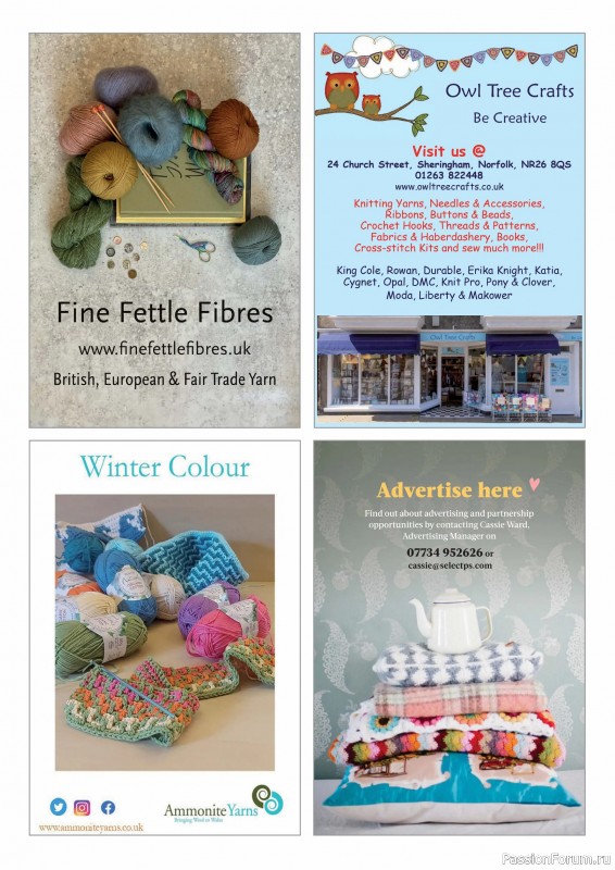 Вязаные проекты крючком в журнале &laquo;Inside Crochet №185 2025&raquo;