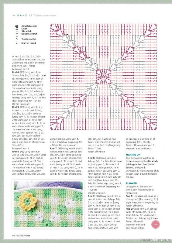 Вязаные проекты крючком в журнале «Inside Crochet»