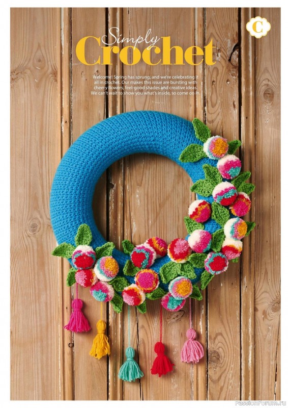 Вязаные проекты крючком в журнале «Simply Crochet №121 2022»