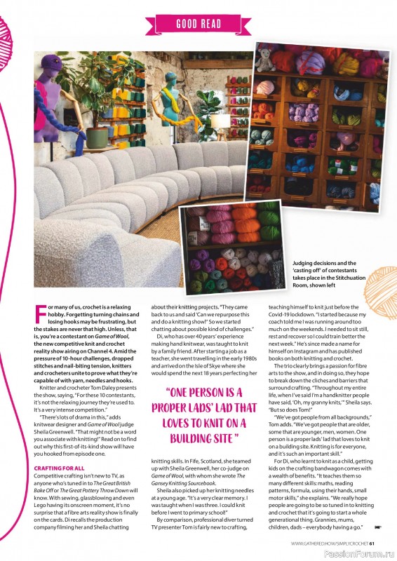 Вязаные проекты крючком в журнале «Simply Crochet №168 2025»