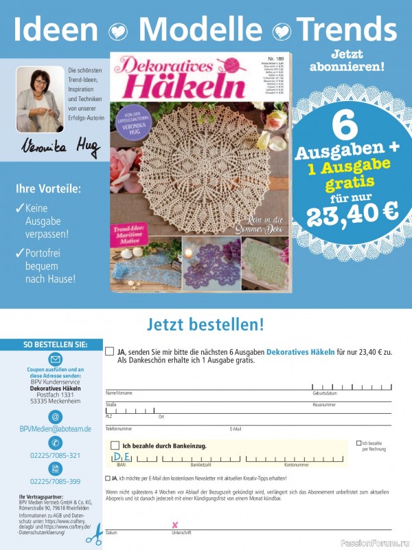 Вязаные проекты крючком в журнале «Spaß am Häkeln №2 2026»