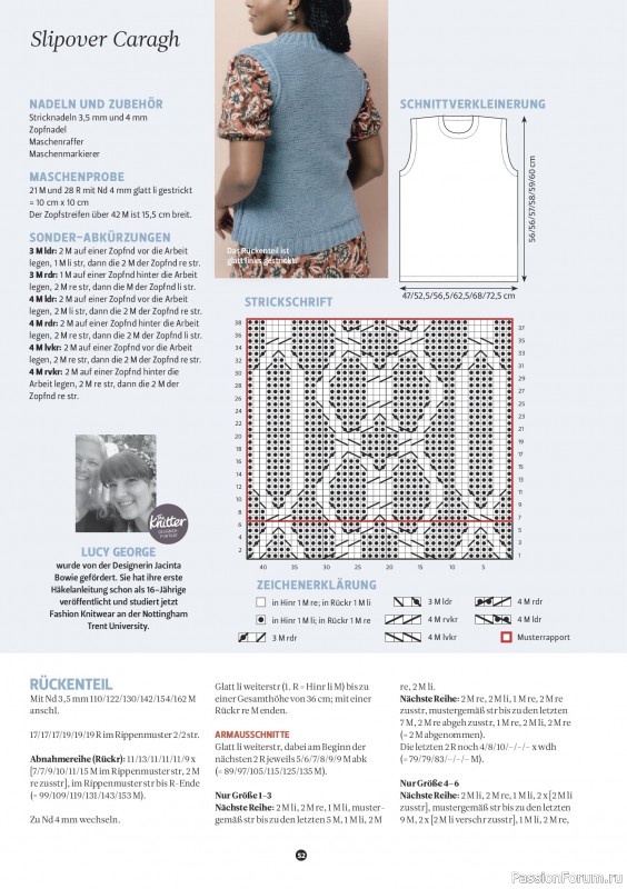 Вязаные проекты спицами в журнале &laquo;The Knitter №81 2026 Germany&raquo;