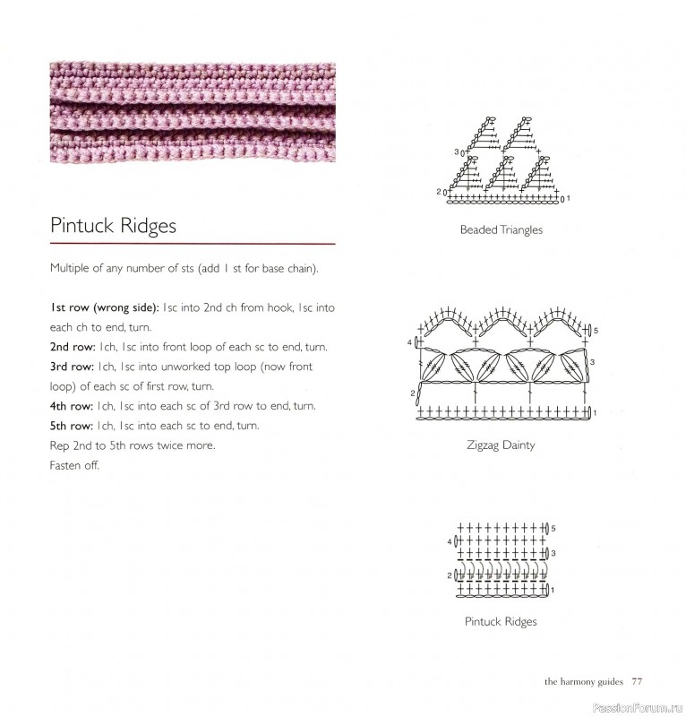 Вязаные проекты в книге &laquo;Crochet Edgings & Trims: 150 Stitches&raquo;.