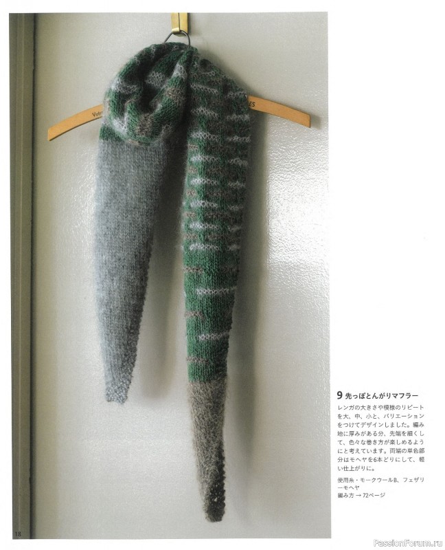 Вязаные проекты в книге &laquo;Knit Design Note&raquo;