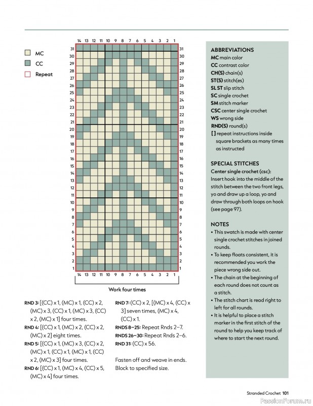 Вязаные проекты в книге «Modern Guide to Colorwork Crochet».