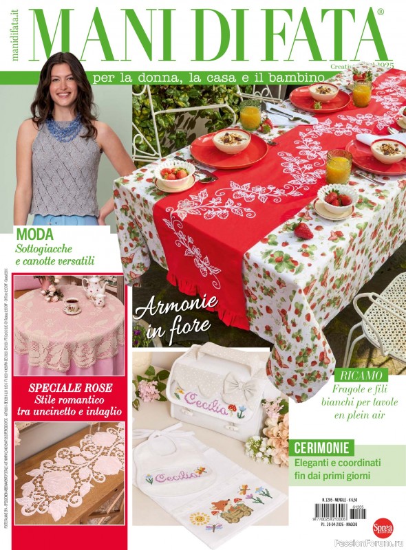 Коллекция проектов для рукодельниц в журнале &laquo;Mani di Fata - Maggio 2026&raquo;