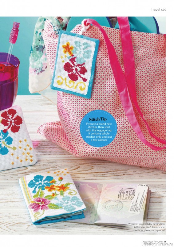 Коллекция вышивки в журнале «Cross Stitch Favourites - Flowers 2026»