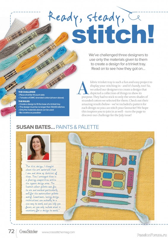 Коллекция вышивки в журнале &laquo;CrossStitcher №435 2026&raquo;