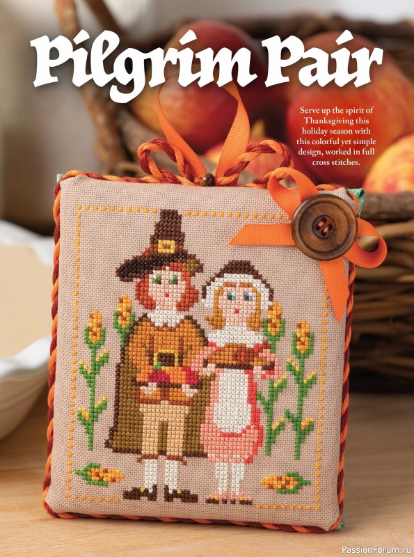 Коллекция вышивки в журнале «Just CrossStitch - Autumn 2025»