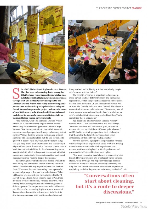 Коллекция вышивки в журнале &laquo;Love Embroidery №76 2026&raquo;