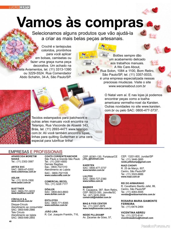 Коллекция вышивки в журнале «Ponto Cruz №9 2023»