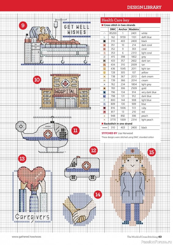 Коллекция вышивки в журнале &laquo;The World of Cross Stitching №368 2025&raquo;