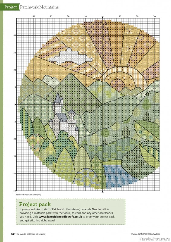 Коллекция вышивки в журнале &laquo;The World of Cross Stitching №368 2025&raquo;