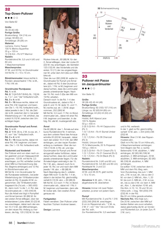 Вязаные модели в журнале «Burda Stricken №6 2022»