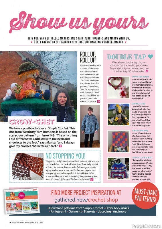 Вязаные проекты крючком в журнале &laquo;Simply Crochet №174 2026&raquo;