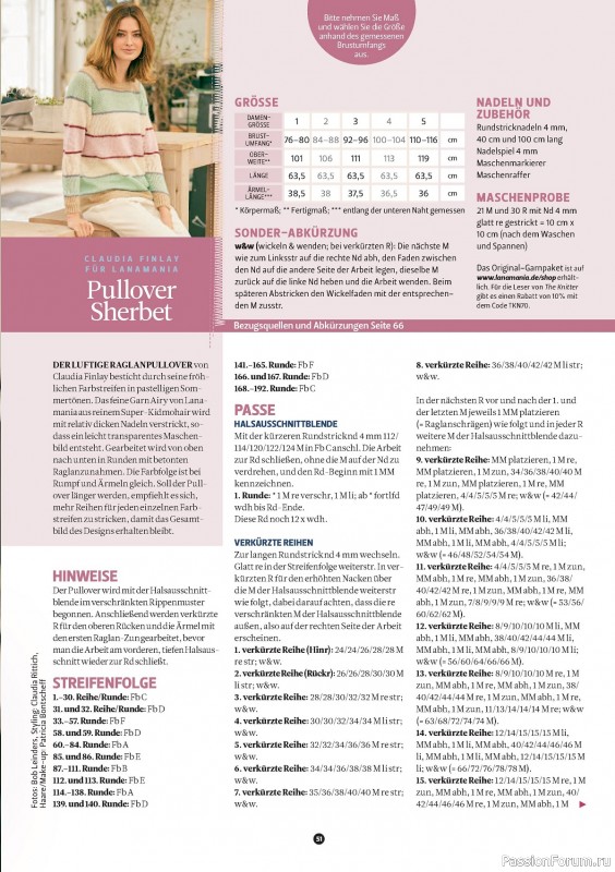Вязаные проекты спицами в журнале «The Knitter №70 2024»