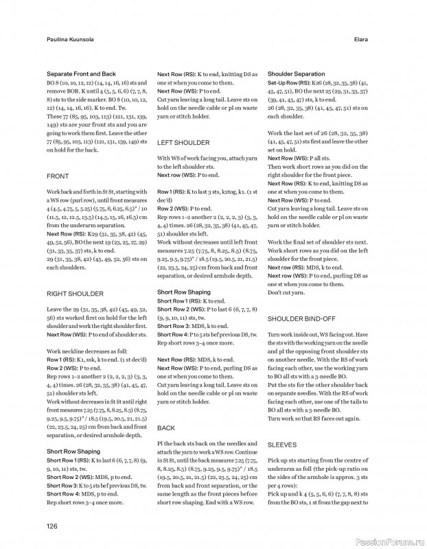 Вязаные проекты в книге &laquo;52 weeks of Sweater&raquo;. Часть 2