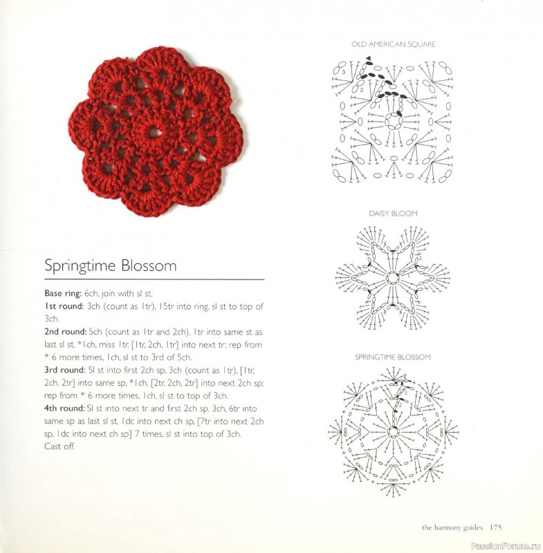 Вязаные проекты в книге &laquo;Crochet Stitch Motifs&raquo;. Продолжение