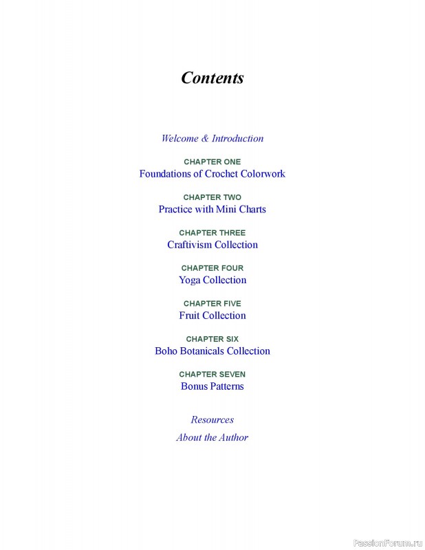 Вязаные проекты в книге «Modern Crochet Tapestries»