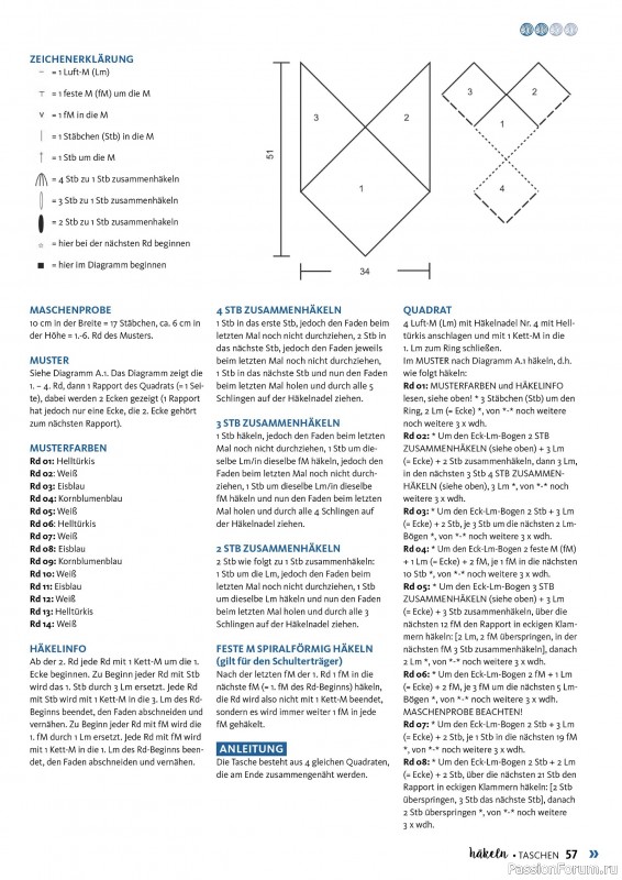 Вязаные проекты в журнале &laquo;Hakeln Spezial №2 2026 - Taschen&raquo;
