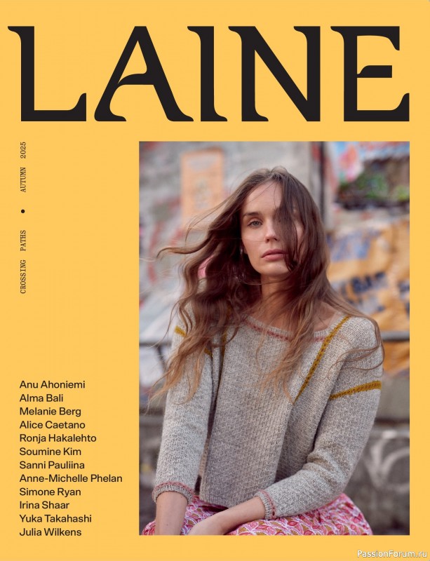 Вязаные проекты в журнале «Laine Magazine №26 2025».