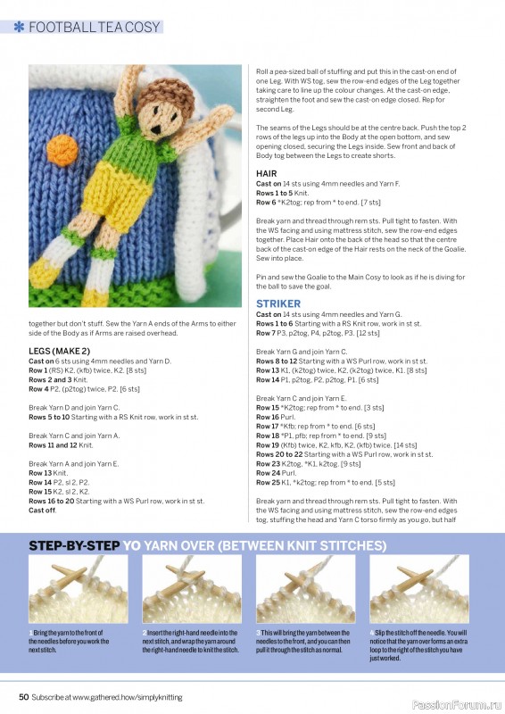 Вязаные проекты в журнале &laquo;Simply Knitting №277 2026&raquo;