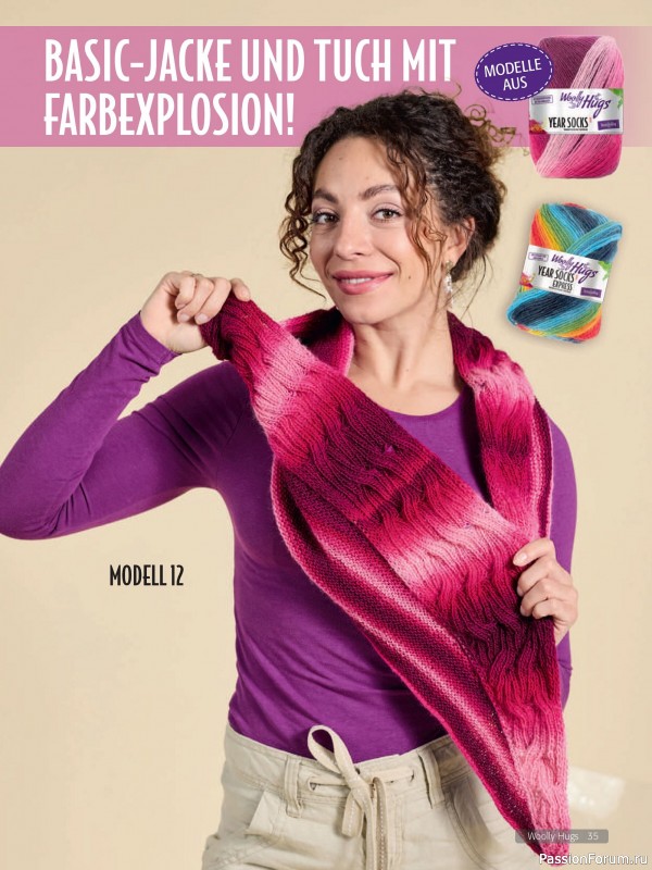 Вязаные проекты в журнале &laquo;Woolly Hugs Maschenwelt №2 2026&raquo;