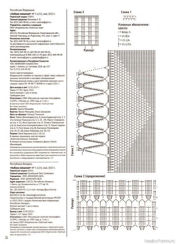 Авторские проекты в журнале «Азбука вязания №5 2023»