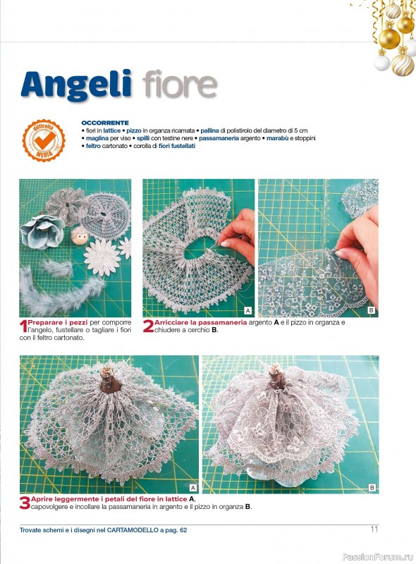 Коллекция проектов для рукодельниц в журнале «I Love Cucito Speciale №6 2025-2026 Natale»