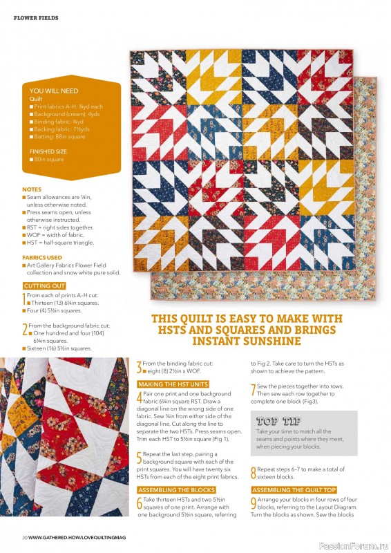 Коллекция проектов для рукодельниц в журнале &laquo;Love Patchwork & Quilting №164 2026&raquo;