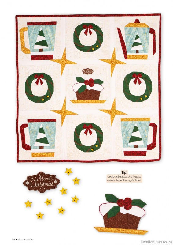Коллекция проектов для рукодельниц в журнале «Stitch & Quilt №98 2026»