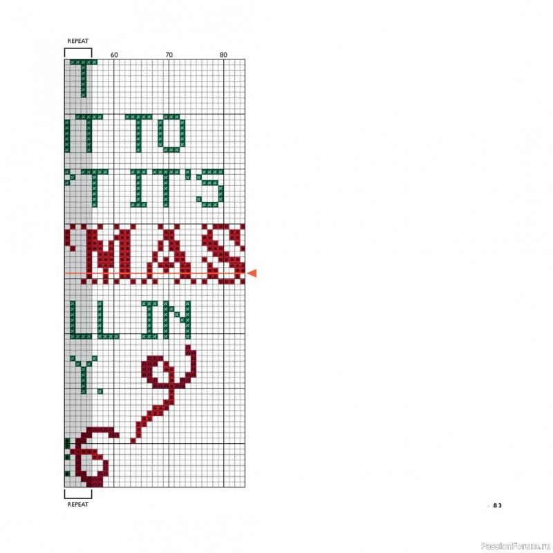 Коллекция вышивки в книге «Cross-Stitch for the Holidays»