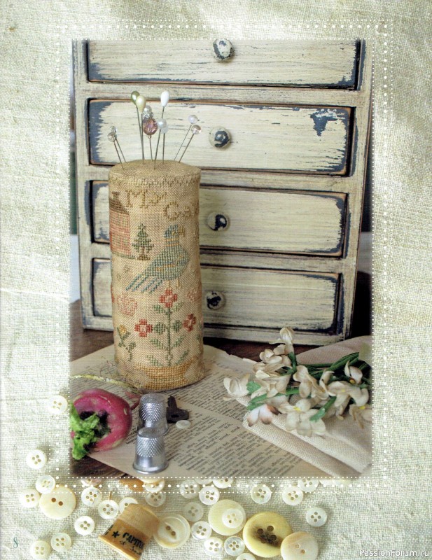 Коллекция вышивки в книге «Sewing Club»