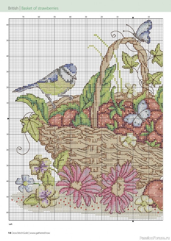 Коллекция вышивки в журнале «Cross Stitch Gold - Birds Collection 2024»