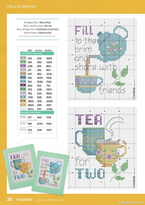 Коллекция вышивки в журнале &laquo;CrossStitcher №434 2026&raquo;