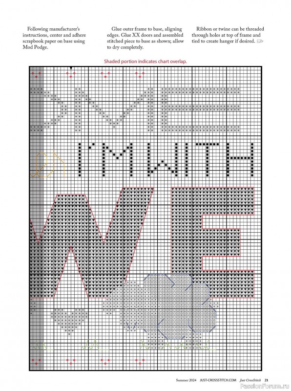 Коллекция вышивки в журнале «Just CrossStitch - Summer 2024»